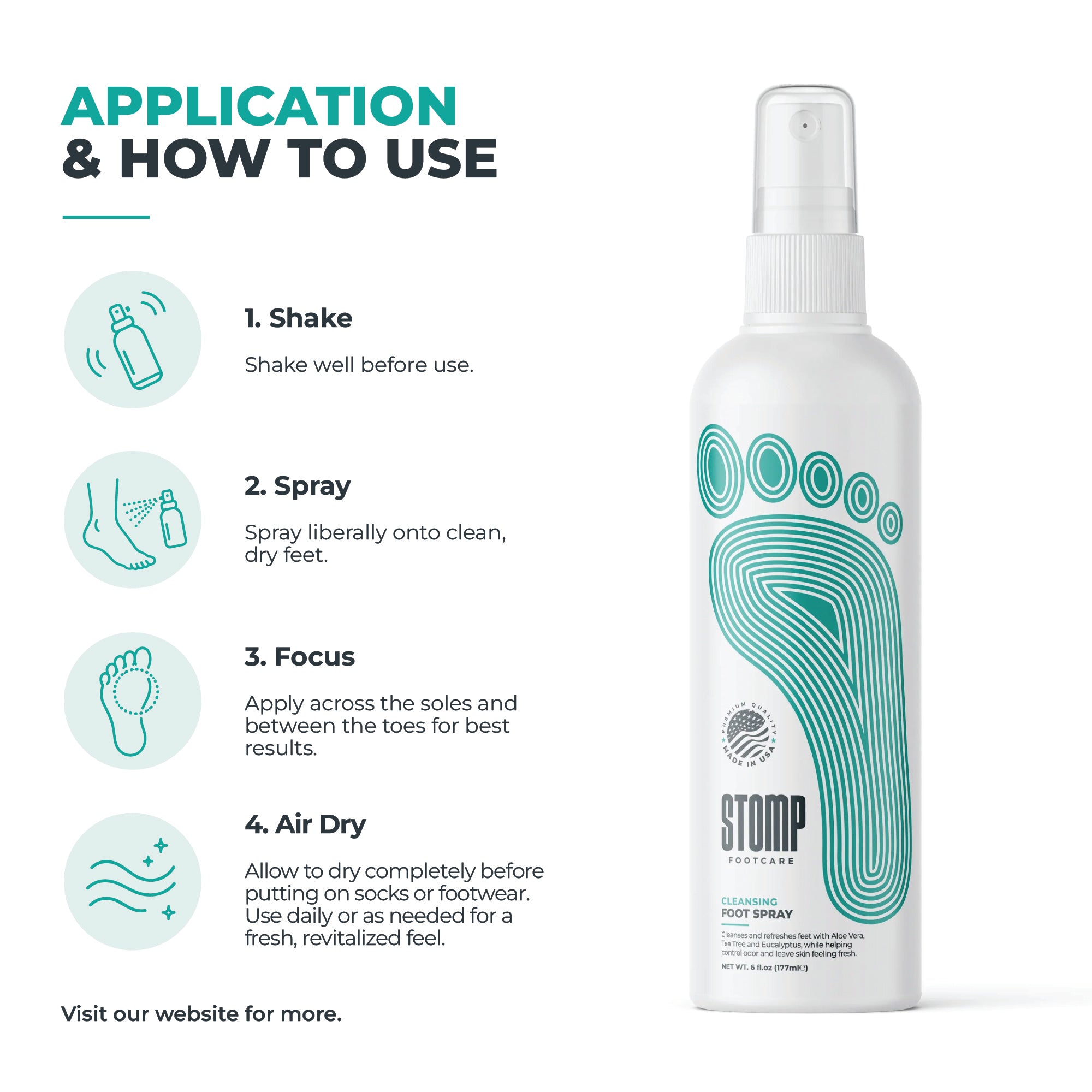 Cleansing Foot Spray 177ml