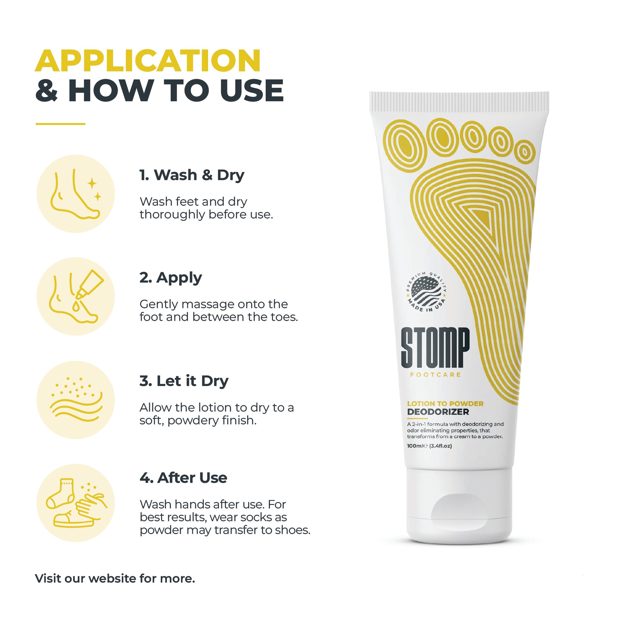 Lotion to Powder Deodorizer 100ml